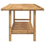 vidaXL Table basse 110x55x45 cm bambou