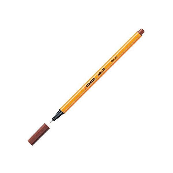 Stylo-Feutre POINT 88 Pointe Fine 0,4 mm sienne brûlée STABILO