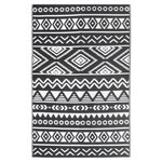 vidaXL Tapis d'extérieur Noir 120x180 cm PP