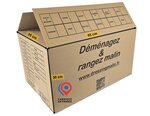 Kit déménagement T2 complet – 43 pièces - 30 cartons, protections, sac et adhésif