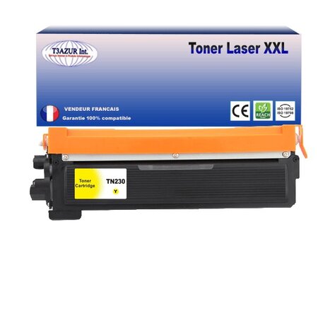 Toner Brother compatible avec Brother MFC-9120CN, MFC-9320CW, TN-230 Jaune - T3AZUR