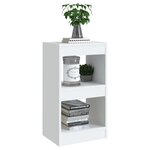 vidaXL Bibliothèque/Séparateur de pièce Blanc 40x30x72 cm
