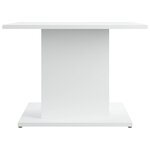 vidaXL Table basse blanc 55 5x55 5x40 cm bois d'ingénierie