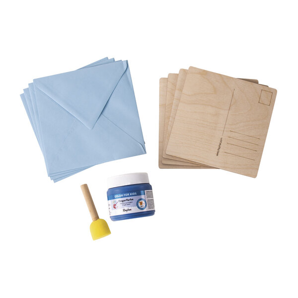 Kit: Empreintes "Baby"  bleu pur  en 10 pces  boîte 1kit