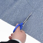 vidaXL Tapis de sol de camping bleu 6x2 5 m