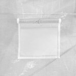 vidaXL Serre avec cadre en acier blanc 144 m² 24x6x2 85 m
