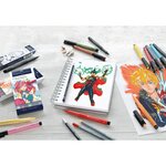 Feutre encre de chine pitt artist pen manga shônen étui 6 faber-castell
