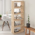 vidaXL Bibliothèque/Séparateur de pièce 60x30x167 5 cm pin massif