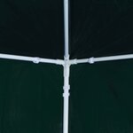 vidaXL Tente de réception 3 x 3 m Vert