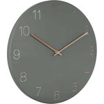 Horloge en métal chiffres gravés charm