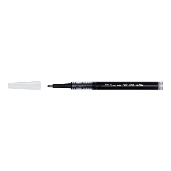 Recharge mine pour roller pointe large noir x 12 tombow