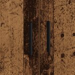 vidaXL Cadre de lit de rangement Bois ancien 100x200 cm