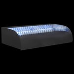 vidaXL Cascade avec LED 60x34x14 cm Acier inoxydable 304