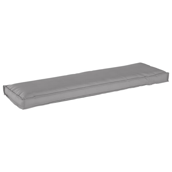 vidaXL Coussin de Palette pour Banc Gris 140x40x8 cm Tissu Oxford