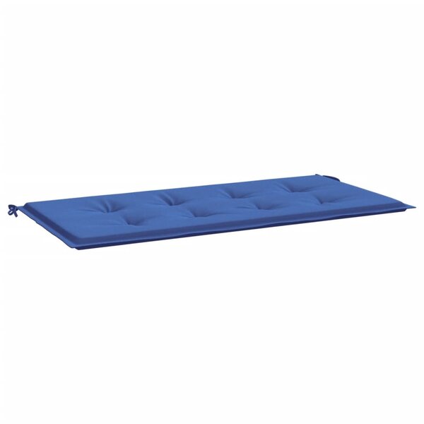 vidaXL Coussin de banc de jardin bleu royal 120x50x4 cm tissu oxford