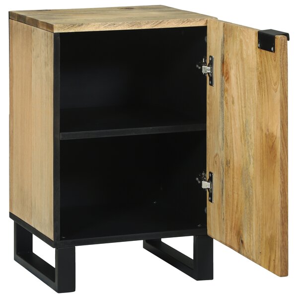 vidaXL Cabinet de salle de bain 38x33.5x58 cm Bois massif Mangue & Bois engineered