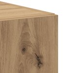 vidaXL Commode Chêne Artisan 45x42.5x185 cm Bois d'ingénierie