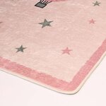 Tapis enfant MONGOLFIERE 120 x 160 cm - Rose