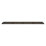 vidaXL Auvent de porte Noir 400x75 cm Polycarbonate