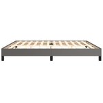 vidaXL Cadre de lit sans matelas gris 200x200 cm similicuir