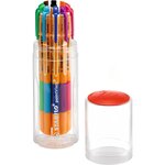 Roller à encre gel pointvisco  pot de 10 pièces stabilo
