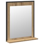 vidaXL Ensemble de meubles de salle de bain 2 pièces en chêne artisan en bois d'ingénierie