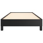 vidaXL Cadre de lit sans matelas noir 90x190 cm similicuir