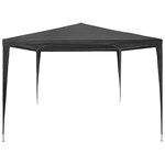vidaXL Tente de réception 3x4 m PE Anthracite