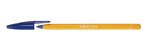 Stylo bille ORANGE Pte Fine 0,7mm Encre Bleue BIC