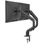 Support de table pivotant et inclinable à contrepoids Ewent pour écran/TV 16 kg - 2 bras - 17-32" - Noir