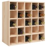 vidaXL Armoire à vin 56x25x56 cm Bois de pin massif