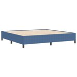 vidaXL Cadre de lit Bleu 200x200 cm en Velours Côtelé