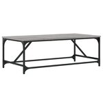vidaXL Table basse Sonoma gris 100x50x35 cm Bois d'ingénierie