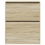 vidaXL Armoire à chaussures chêne sonoma 80x34x96 5 cm bois ingénierie