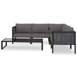 Salon de jardin meuble d'extérieur ensemble de mobilier 6 pièces avec coussins résine tressée anthracite 02_0016852