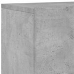 vidaXL Unités murales TV 5 Pièces gris béton bois d'ingénierie