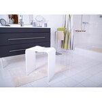 RIDDER Tabouret de salle de bain Trendy Blanc