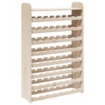 vidaXL Casier à vin avec panneau supérieur bois de pin massif