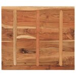 vidaXL Dessus de table 110x80x2 5cm rectangulaire bois massif d'acacia