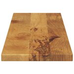vidaXL Dessus de table 100x40x2 5cm rectangulaire bois massif manguier
