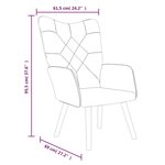vidaXL Chaise de relaxation Patchwork Tissu