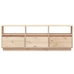 vidaXL Meuble TV 140x37x50 cm Bois de pin massif