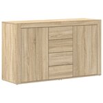 Buffet vidaXL Chêne de Sonoma Bois d'ingénierie 120 x 36 x 69 cm