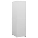 vidaXL Classeur Gris clair 46x62x164 cm Acier