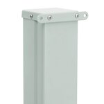 vidaXL Auvent latéral rétractable de patio 100x500 cm Gris