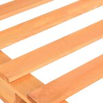 vidaXL Cadre de lit de palette sans matelas 90x200 cm bois massif