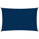 vidaXL Voile de parasol Tissu Oxford rectangulaire 5x8 m Bleu