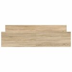 vidaXL Cadre de lit sans matelas chêne sonoma 200x200 cm