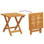 vidaXL Chaises longues 2 Pièces avec coussins et table en bois massif d'acacia rouge