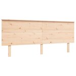 vidaXL Cadre de lit sans matelas 200x200 cm bois massif de pin